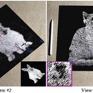 Scratch-based Reflection Art via Differentiable Rendering